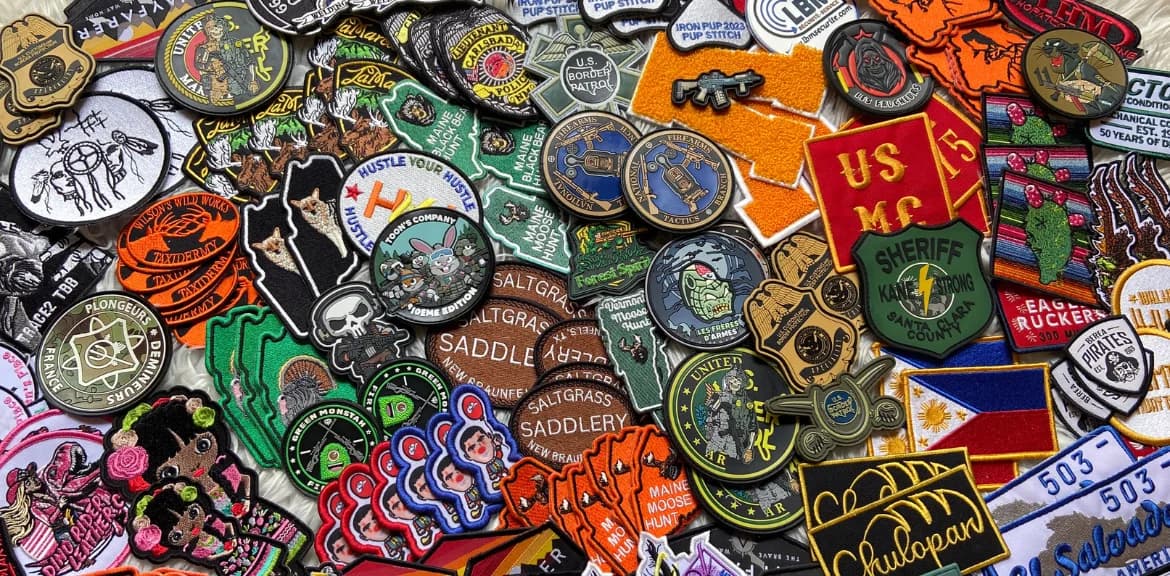 Custom embroidered patches