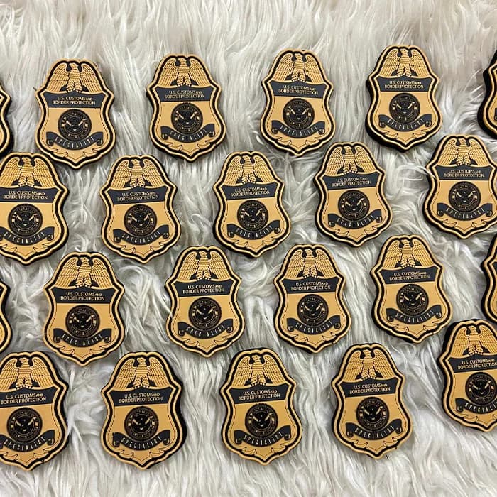 Custom embroidered patch sample
